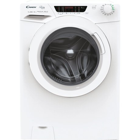 Masina de spalat rufe Candy HE 1294TWM6/1-S, Ultra Hygiene, 9kg, 1200rpm, Wifi, Inverter, kiloD, NFC, Alb